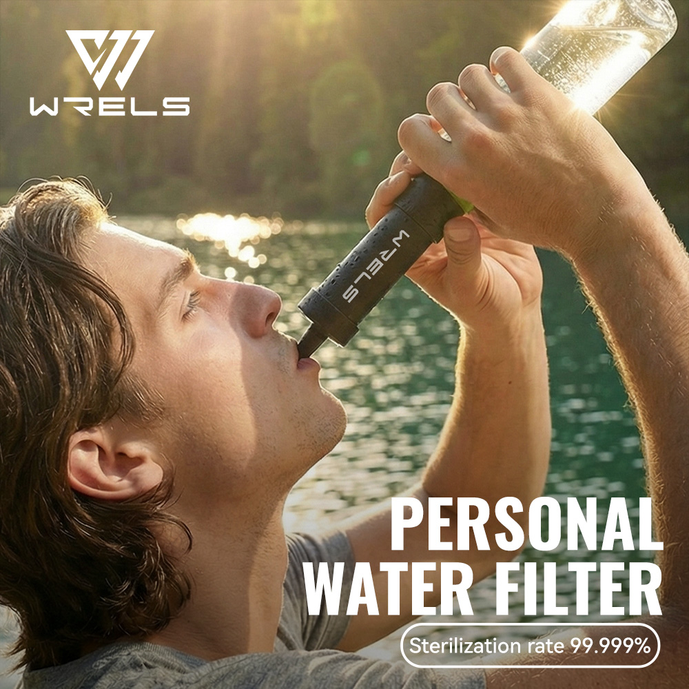 Water Filter Straw - WERLS Hiking Personal Mini Water Filter