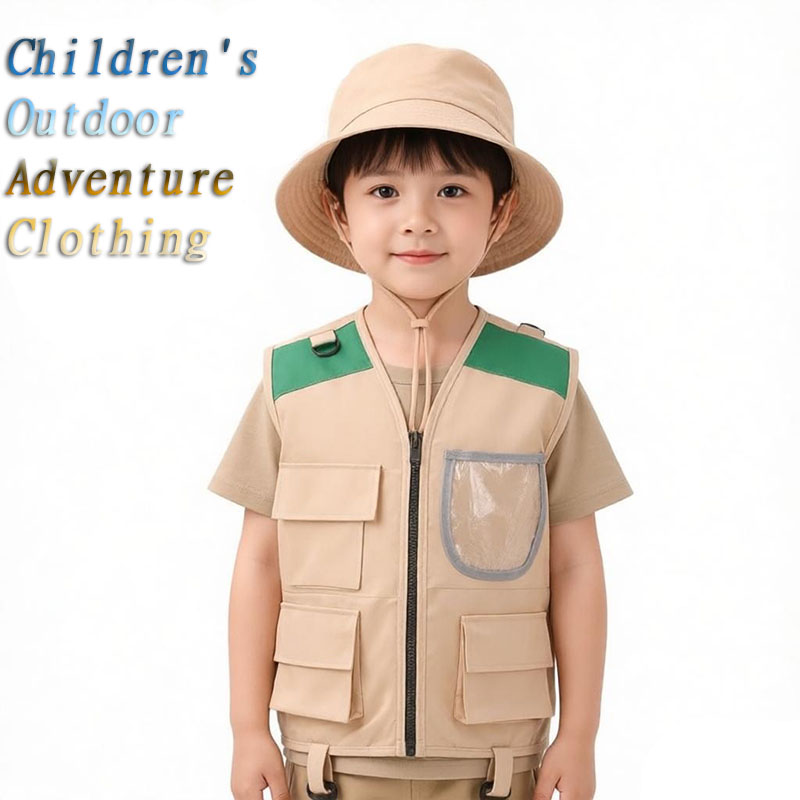Outdoor Adventure Kit For Boys - 2026 New Kids Explorer Hat Vest