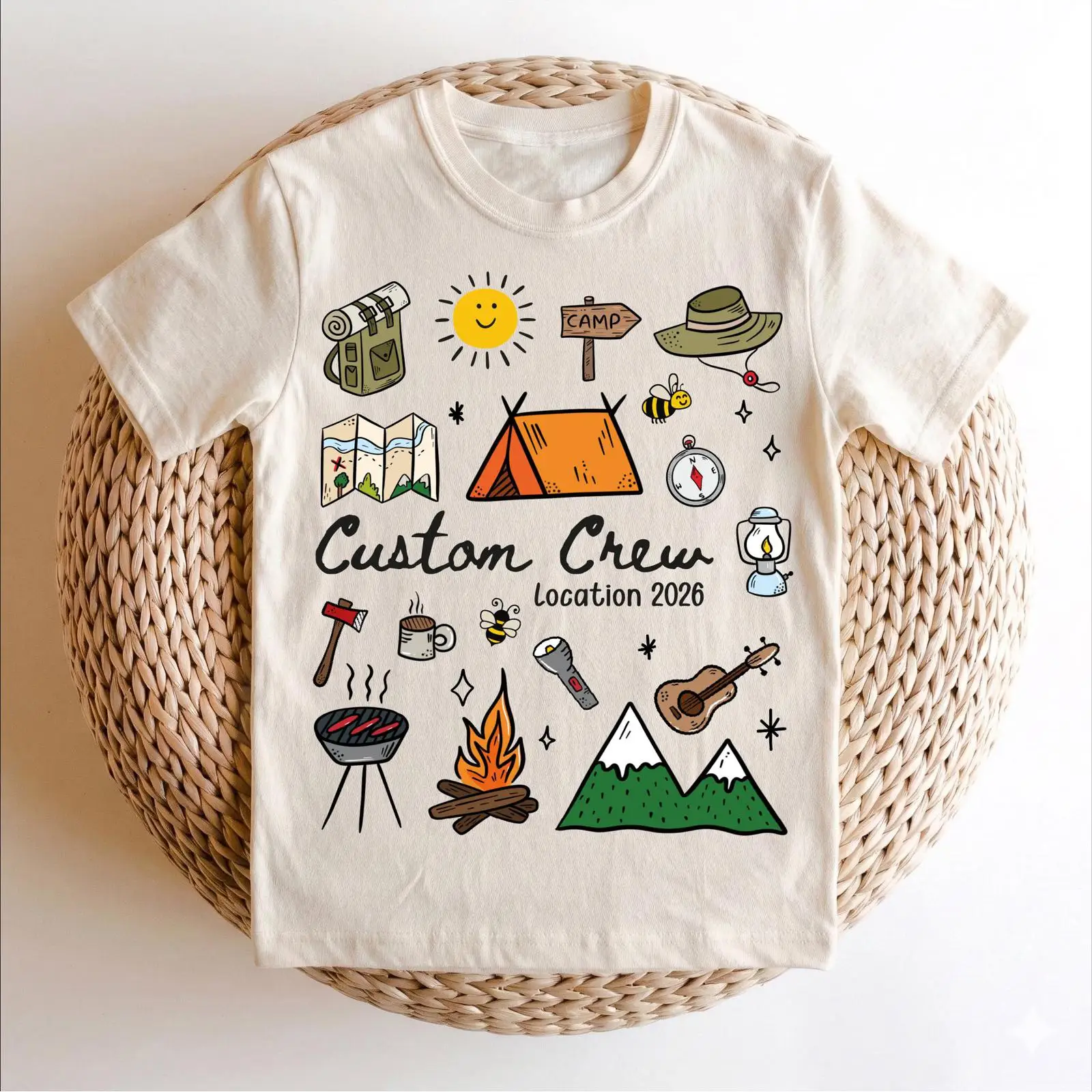 Custom Camping Crew 2026 T Shi - đánh giá và giá Outdoor Adventure Group