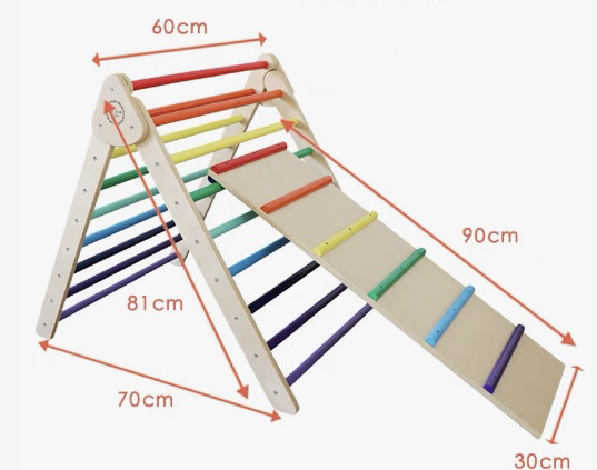 Foldable Wooden Triangle Climb - đánh giá và giá Outdoor Adventure Activities For Kids