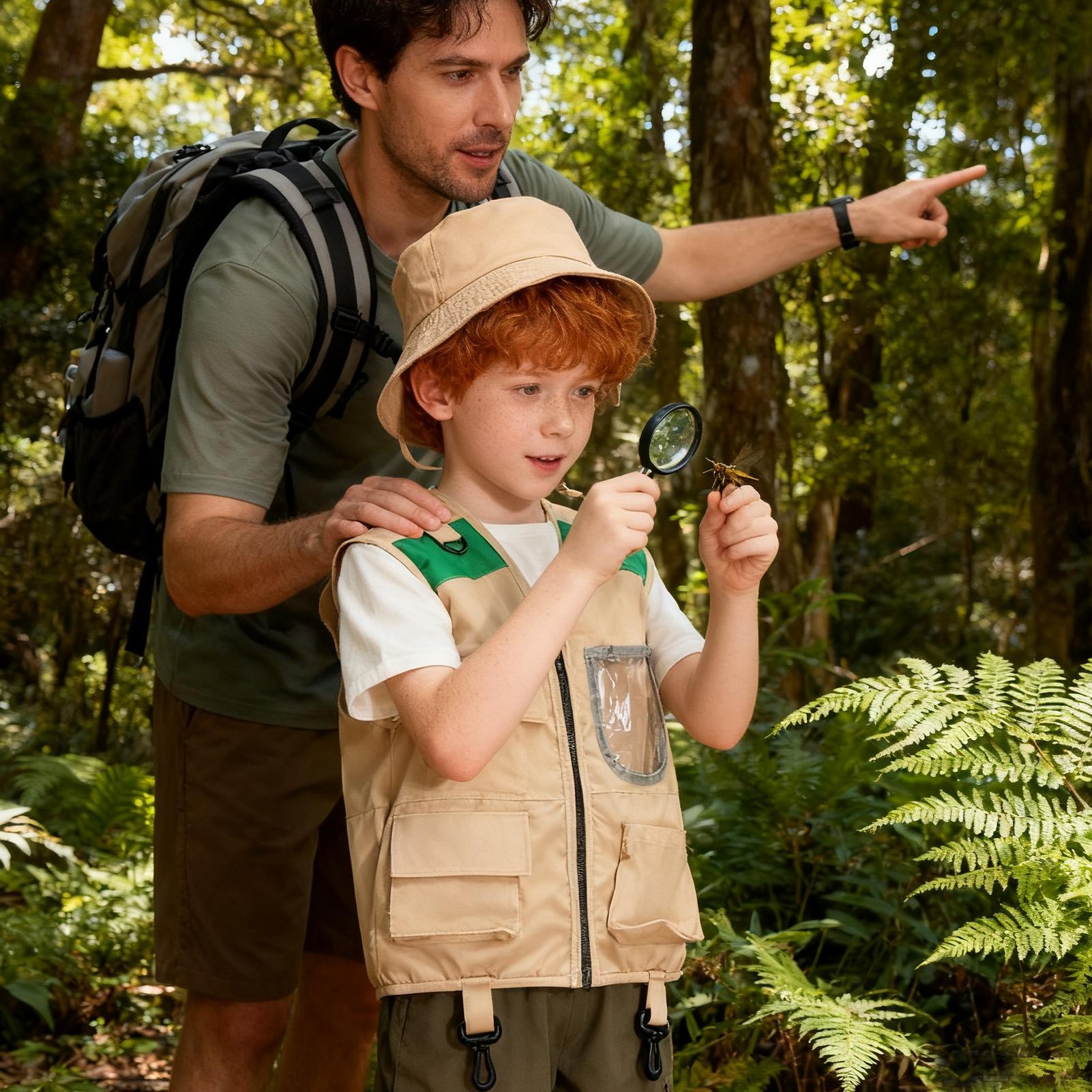 Kids Explorer Vest and Hat Hal - đánh giá và giá Outdoor Adventure Kit For Boys