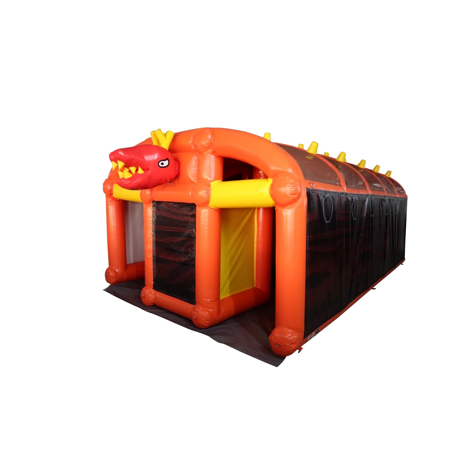 Mê cung bơm hơi màu cam lớn 3x - đánh giá và giá Outdoor Adventure Rentals