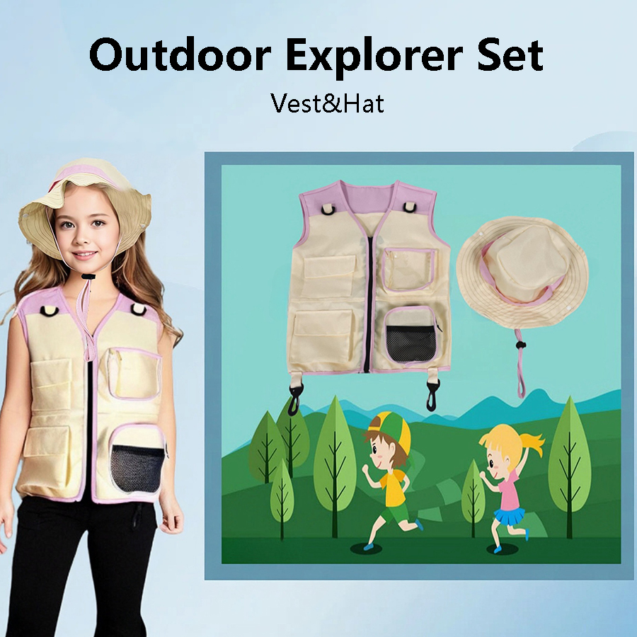 Children Explorer Vest Hat Sui - đánh giá và giá Outdoor Adventure Activities For Kids
