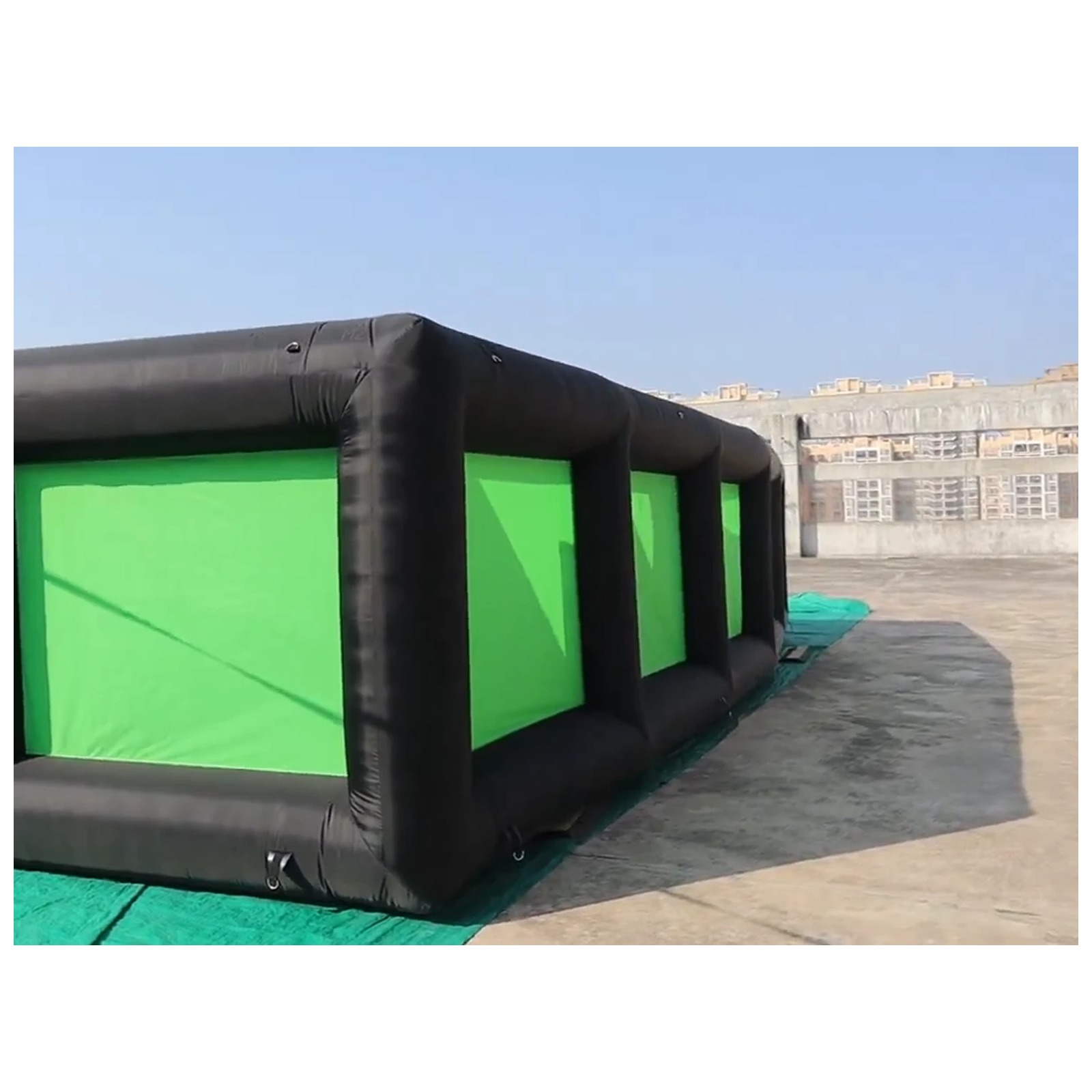 Mê cung bơm hơi ngoài trời màu - đánh giá và giá Outdoor Adventure Rentals