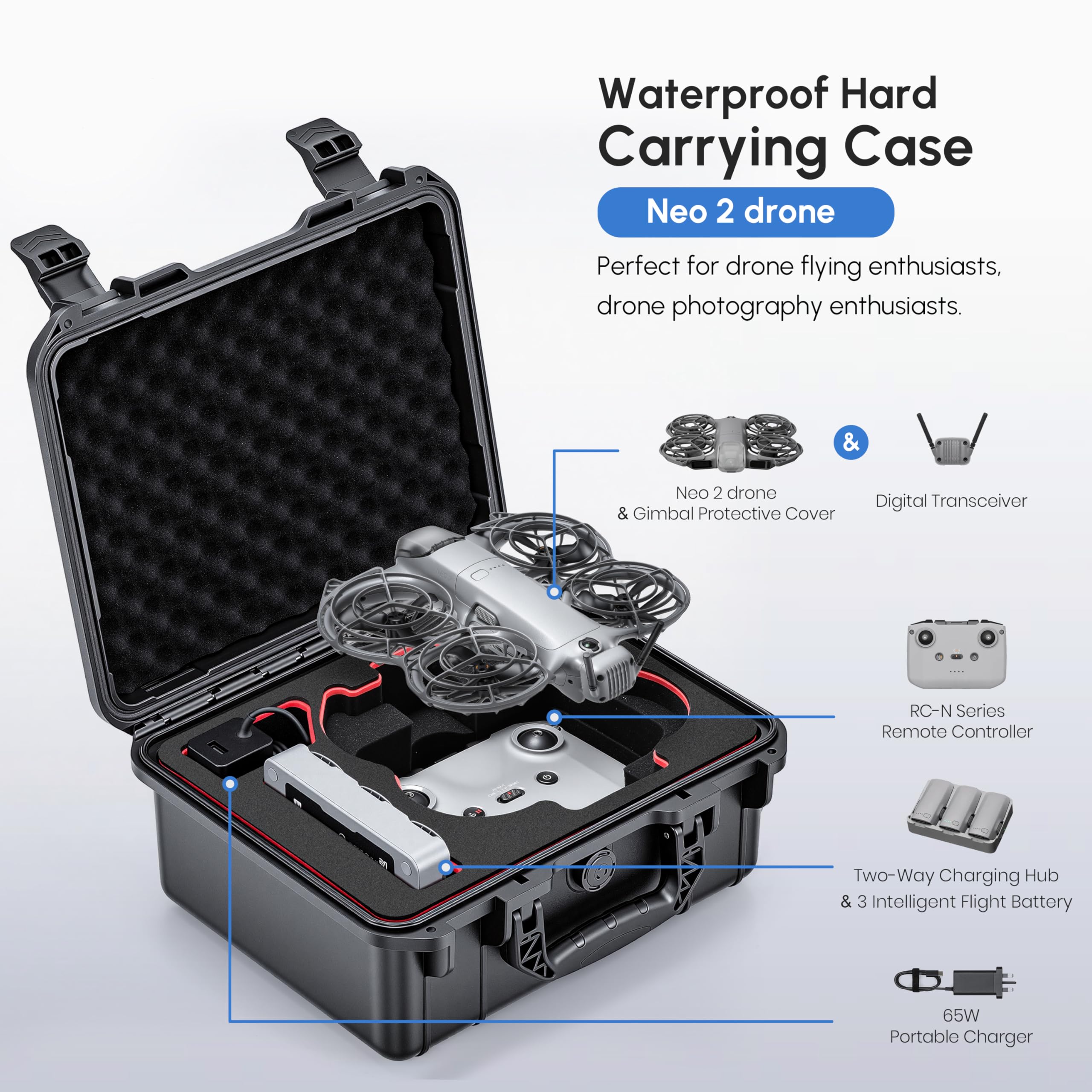 NEO 2 Case,Waterproof Hard Car - đánh giá và giá Outdoor Adventure Box