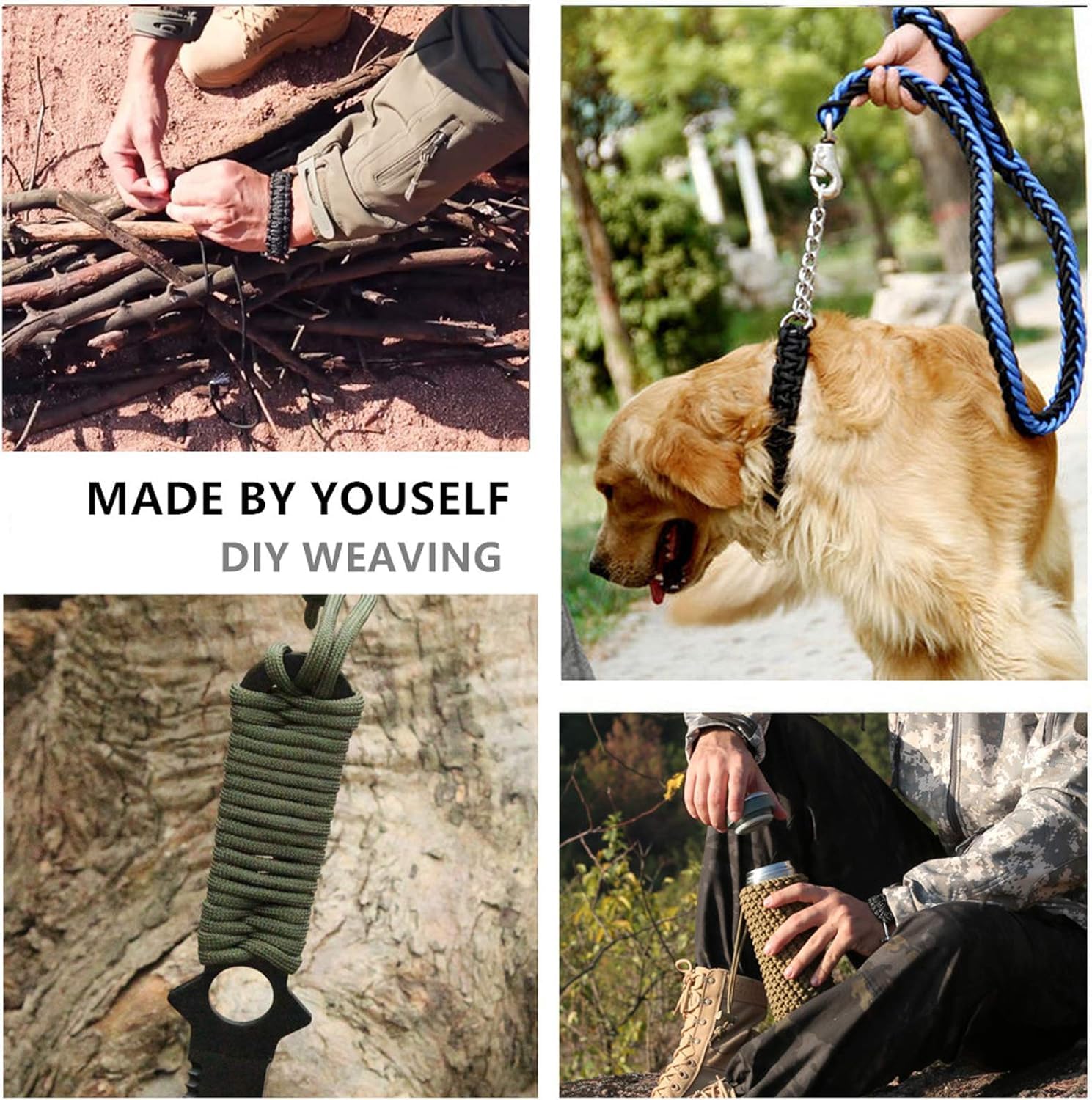 1 Chiếc 550 Cáp Dây Dù Dây Mil - đánh giá và giá Paracord 550 Feet