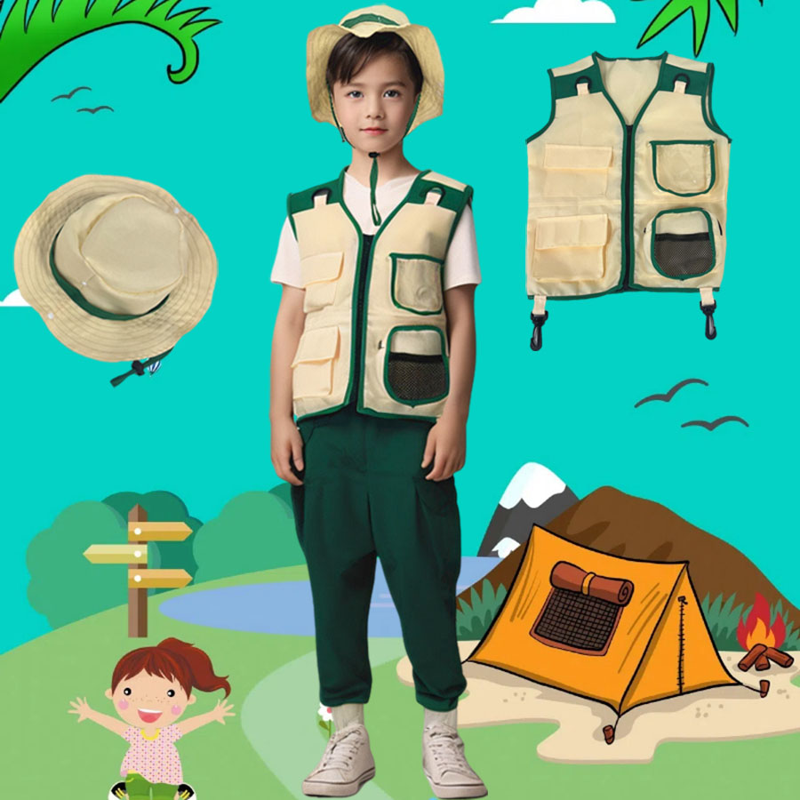 Kids Camping Explorer Vest Hat - đánh giá và giá Outdoor Adventure Activities For Kids