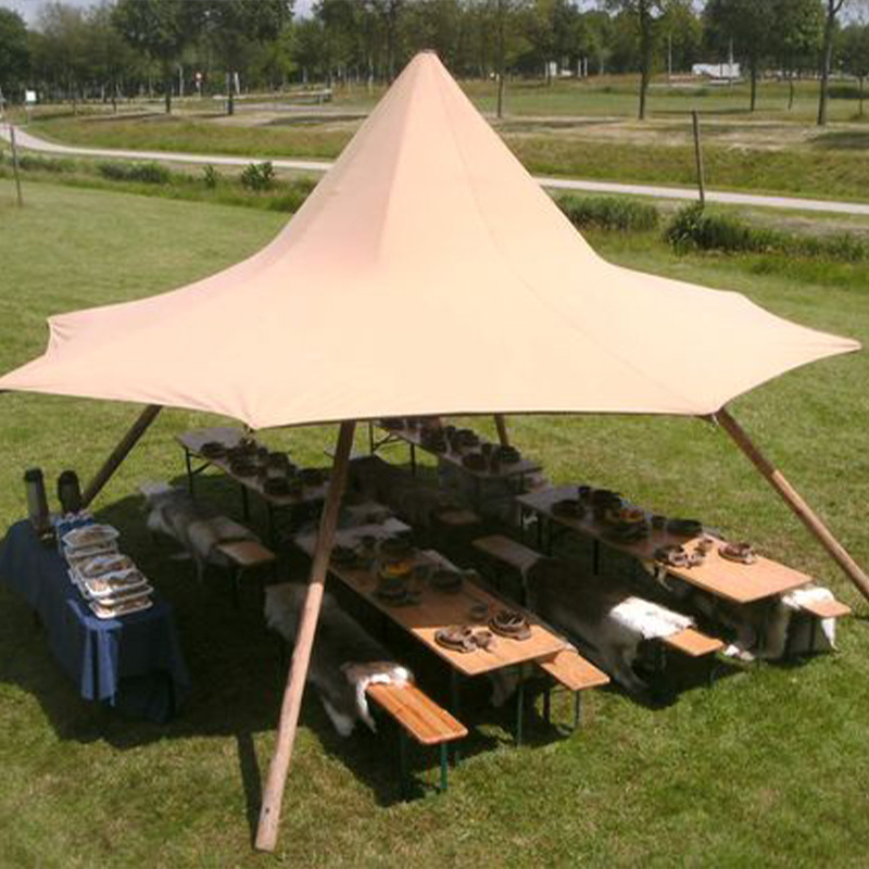 Double Layer Solid Wood Tent,  - đánh giá và giá Outdoor Adventure Resorts